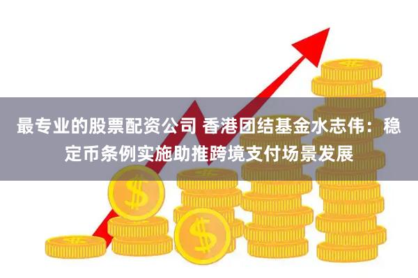 最专业的股票配资公司 香港团结基金水志伟：稳定币条例实施助推跨境支付场景发展